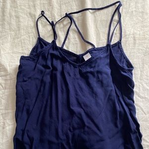 No boundaries crisscross tank top